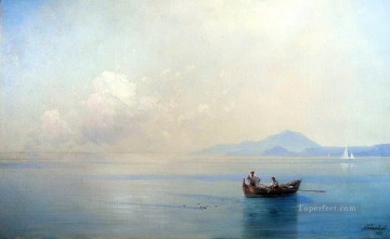 pescadores Pintura al %c3%b3leo - Mar tranquilo paisaje con pescadores 1887 Ivan Aivazovsky ruso